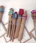 klädnypor i trä, handgjorda klädnypor