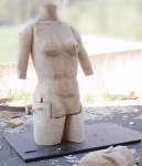 färskträ, färskträslöjd, träskulptur, träkropp