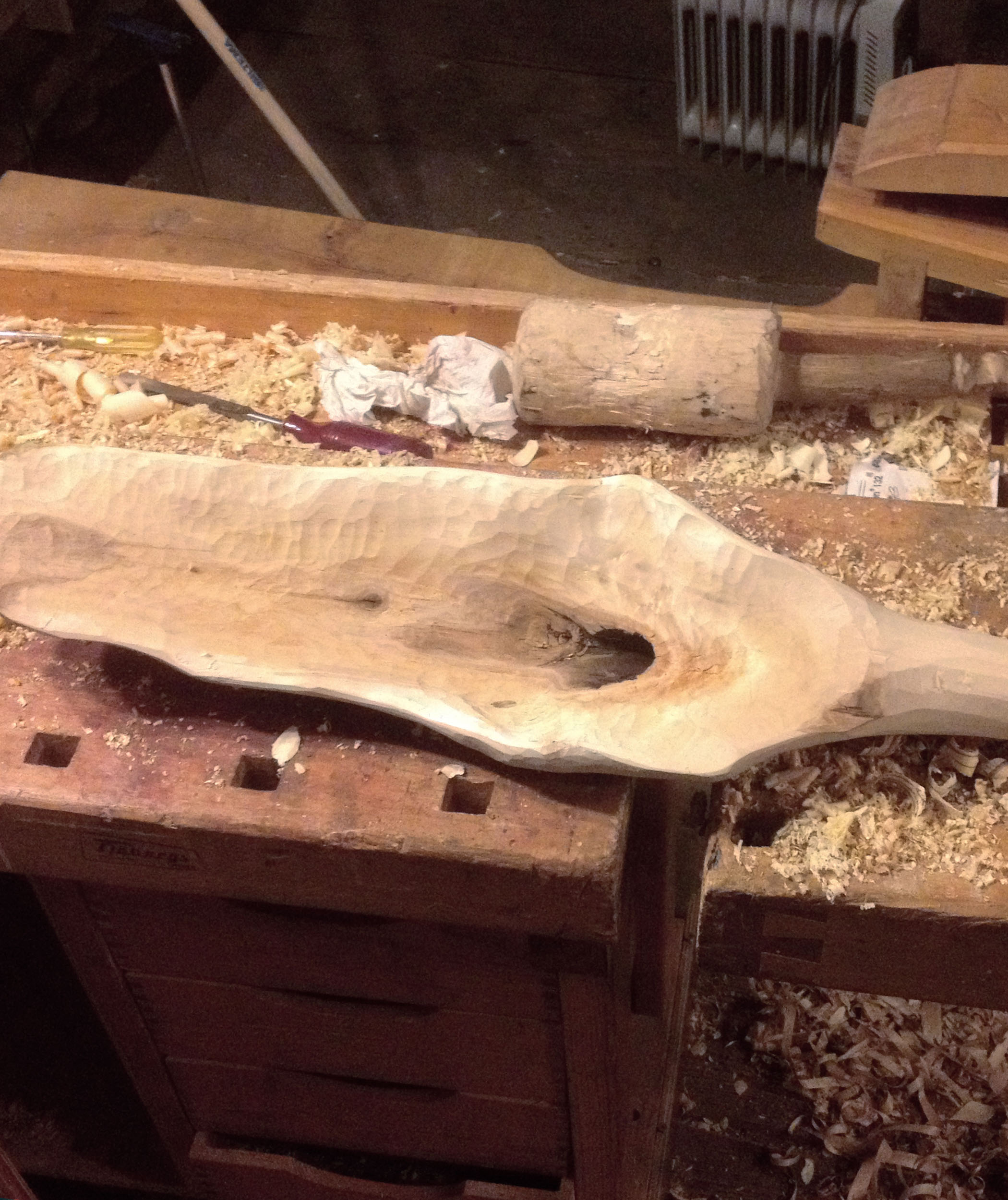 träskulptur, träslöjd