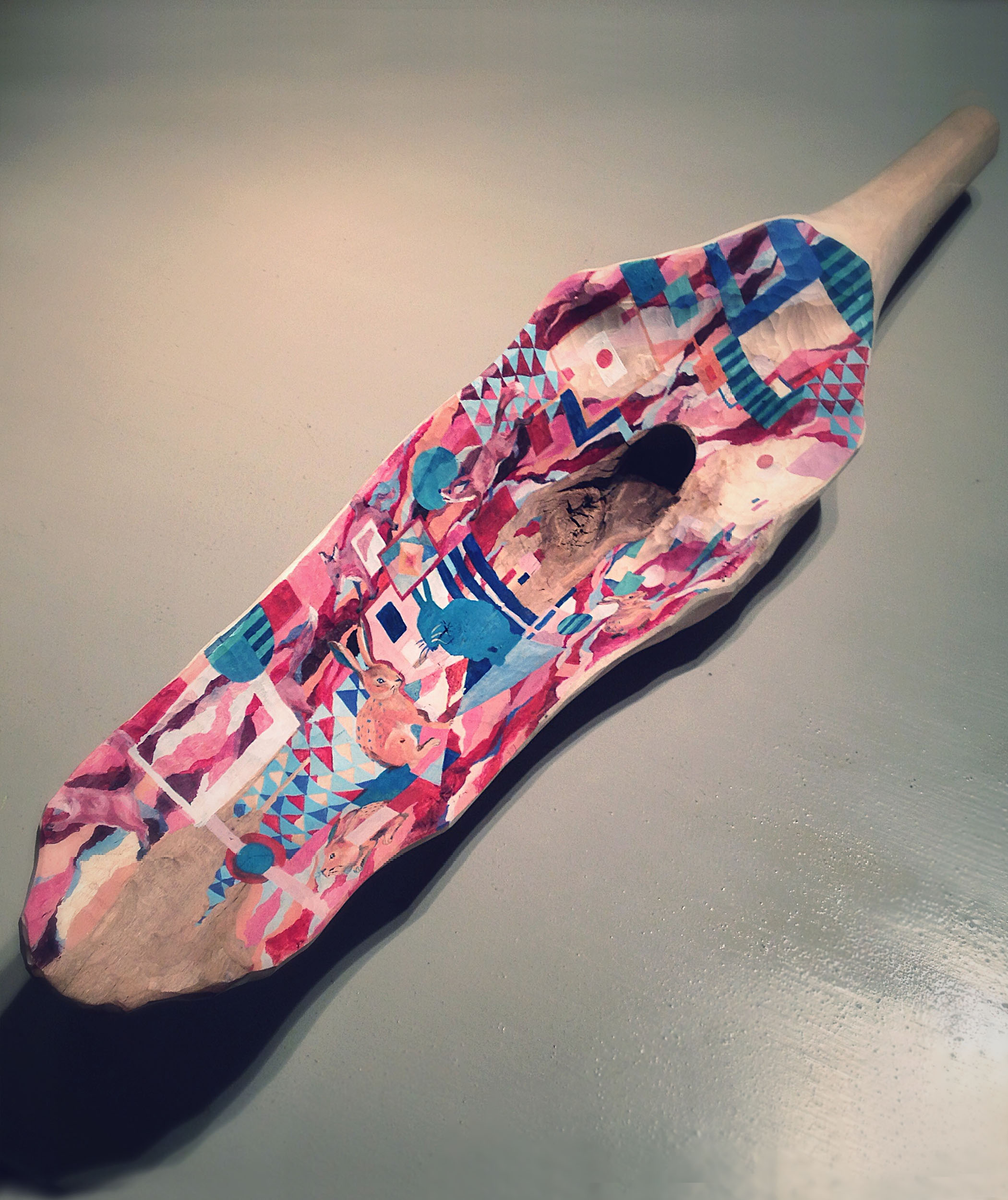 träskulptur, träslöjd