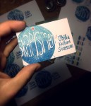 Visitkort träsnitt hemmatryck grafisk design