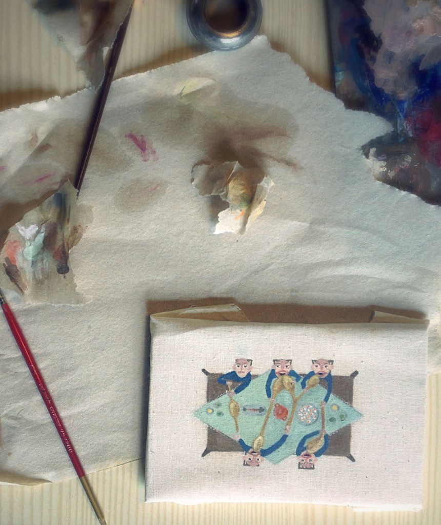 träslev, träsked, tälja, handgjord sked, handgjord slev, slöjd, träslöjd, träkonst, bonadsmåleri, wood art, wood spoon, crafted spoon, handmade spoon